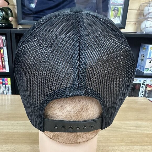 Vintage New York State Police Gold Black Hat Cap Youngan - Picture 4 of 6